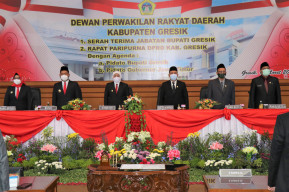 DPRD Gresik Gelar Paripurna Sertijab Bupati