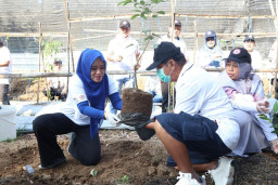 Rangkaian Hari Bakti IDI, Dokter di Mojokerto Baksos Tanam Pohon