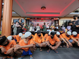 Polres Blitar Kota Gulung Pengedar Sabu dan Penjual Petasan, dalam Sepekan