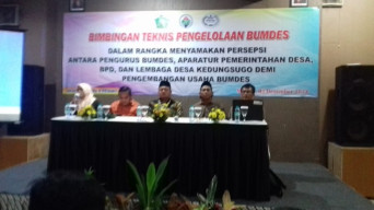 Samakan Persepsi Antar Pengurus, Pemdes Kedungsugo Gelar Bimtek Pengelolaan BUMDes