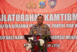 Polres Blitar Jalin Silaturahmi Bersama Forum Pimpinan Kecamatan, Partai Politik, dan Dai