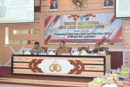 Jelang Nataru, Forkopimda Lamongan Gelar Rakor OPS Lilin Semeru