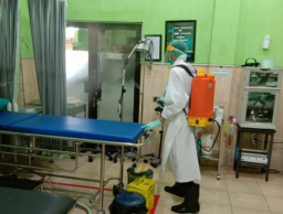 Cegah Covid-19, Faskes di Kota Malang Rutin Disterilisasi