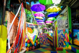 Sambut Liburan, Wisata Unik Kampung Warna Jodipan Malang Kembali Dibuka