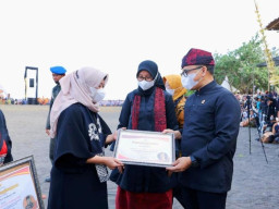 Tari Kolosal Gandrung Sewu di Banyuwangi Libatkan 1.284 Penari