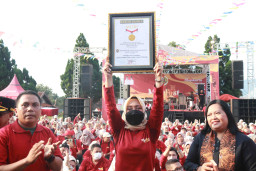 Kabupaten Mojokerto Sukses Catat Rekor Muri Seribu Sajian Sambel Wader