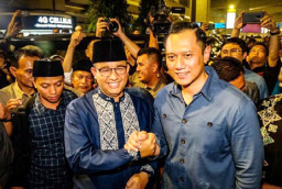 AHY Melunak Urusan Bacawapres Anies Baswedan