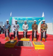 Topping Off Grand Dharmahusada Langon, Serah Terima Akhir Tahun