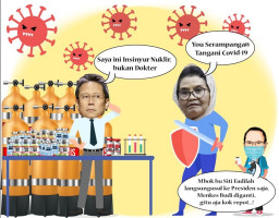 Menkes Budi Serampangan Tangani Covid-19