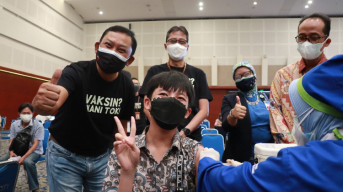 Gandeng Forum Komunikasi Lembaga Jasa Keuangan Daerah, Bank Jatim Gelar Vaksinasi Massal Dosis Kedua