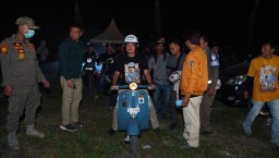Ribuan Vespa Tumplek Blek di Acara Lamongan Vespa Carnival (LVC)