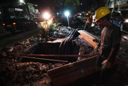 FOTO: Pipa PDAM Bocor