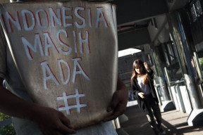 FOTO: Pelaku Seni Ungkapan Cinta Untuk Pertiwi di Tengah Pandemi Covid-19