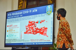 Pasien Positif Covid-19 di Jatim Hari Ini Bertambah 83 Orang