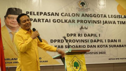 Ketua DPD Golkar Surabaya Sesalkan Penertiban Banner Caleg di Surabaya Tebang Pilih