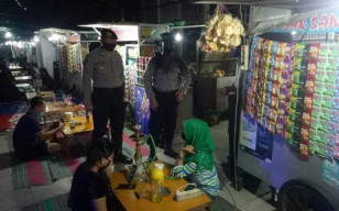 Gelar Patroli Tertibkan Pakai Masker