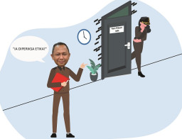 Kasipidum Perempuan Berdaster, Ngantor dengan Beban Psikis