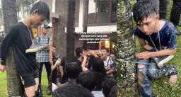 Mahasiswa Gunadarma, Cium Paksa di Kampusnya