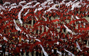 Jokowi, Mega dan Ganjar Pidato Pompa Konsolidasi PDIP