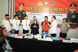 Curat Modus Gembos Ban Akhirnya Diungkap Polrestabes Surabaya