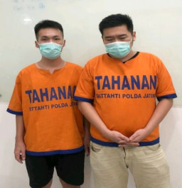 Produksi Kosmetik Implora Palsu, 2 Warga Tangerang Diamankan Polda Jatim