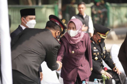 Komitmen Sinergitas Walikota Ning Ita di HUT TNI Ke-77