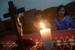 FOTO: Misa Online Kenaikan Yesus Kristus di Tengah Pandemi