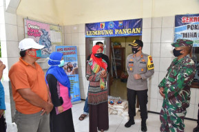 Lagi, Kapolres dan Dandim Sidak Kampung Tangguh di Wilayah Tambak