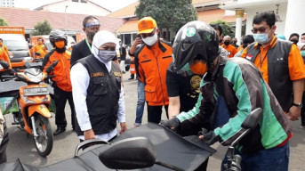Gandeng Ojol dan PT Pos, Layanan Lumbung Pangan ke 28 Daerah Jatim