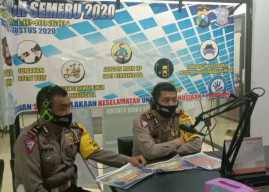 Sosialisasikan Operasi Patuh Semeru, Satlantas Gelar Talkshow di Radio