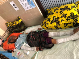 Diduga Tabung Meledak, Nyawa Sahwa Nyaris Melayang