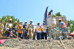 BBWS Bangun Tanggul Kendali Banjir di Desa Jono