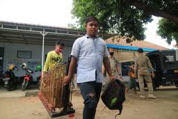 Kejar-kejaran Petugas Tertibkan Pengamen