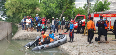 Bocah Asik Mancing, Kepleset Sungai Hilang