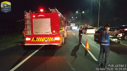 Serena Terbakar Di KM 751/A Usai Betulkan AC