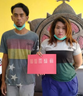 Pasangan Kekasih Pesta Sabu Ingin Kuat, Berujung Jeruji Sel Besi