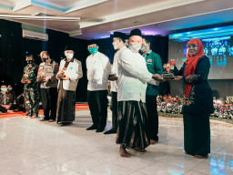 Cawabup Dwi Astutik Hadiri Doa Bersama Jelang Pilkada