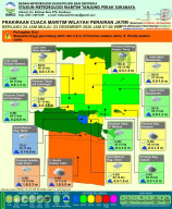 BMKG Perak : Gelombang 2,5 M Lebih Terjadi di Selatan Perairan Jatim