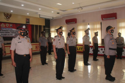 104 Personil Polres Blitar Naik Pangkat Setingkat Lebih Tinggi