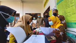 Covid, PWI Lamongan Gelar Baksos Terpadu