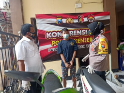 Tukang Rombeng Kepergok Curi Motor