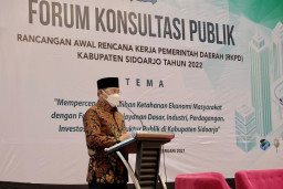 Rancangan RKPD Sidoarjo 2022 Fokus Pemulihan Ekonomi