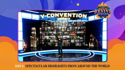 Sebanyak 350.000 Peserta Berkumpul Untuk Bergabung Dengan  V-Convention Con
