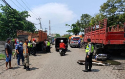 Kabur Usai Lindas Pemotor, Truk Beserta Sopir Diburu