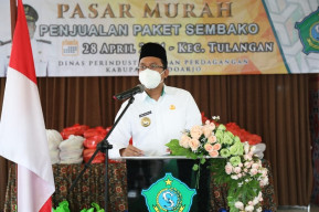 Bupati Gus Muhdlor Ingatkan Tengkulak Tidak Mainkan Harga Sembako