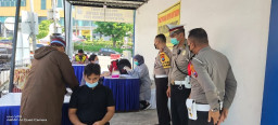 Polrestabes Surabaya Sediakan Swab Antigen Gratis