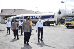 Kapolresta Sidoarjo Pastikan Stok Oksigen Aman