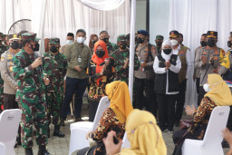 Panglima TNI, Apresiasi Rasionya 1 Banding 29,Sudah Masuk Standar WHO loh Ibu Gubernur