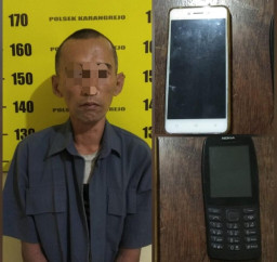 Maling Curi HP di Rumah Polisi