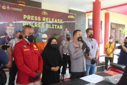 Team Elang Patria Satreskrim Polres Blitar Bekuk Pelaku Pembunuhan